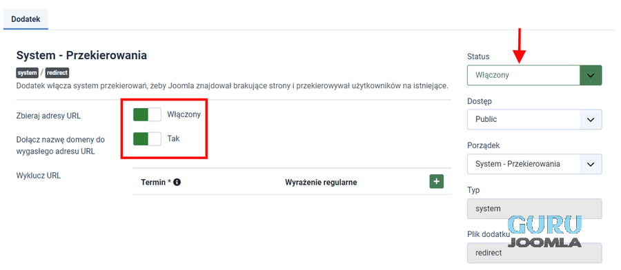 migracja j3 j4 krok 7 przekierowania