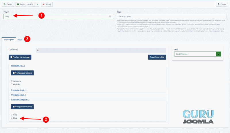 joomla4 inteligetne wyszukiwanie filtrowanie filtr