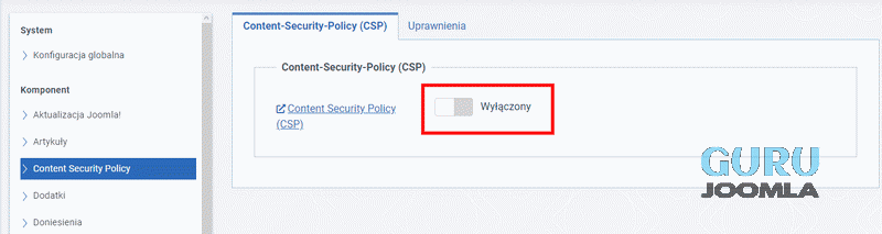 joomla 4 nagłówki http dodatki headers csp ustawienia off 