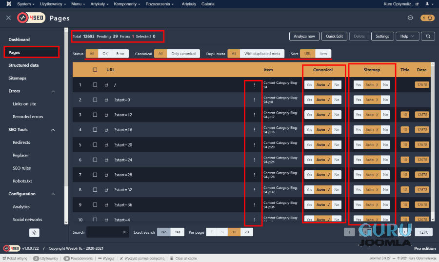 4seo zaplecze strony Joomla