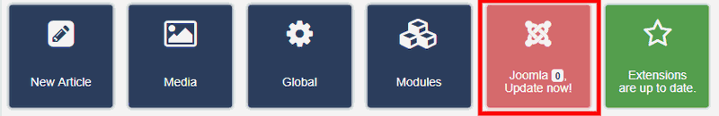 joomla4alfa show update