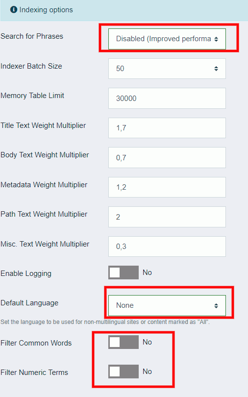 joomla4 joomlaguru.pl inteligetne wyszukiwanie opcje