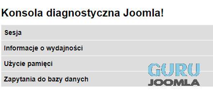 konsola diagnotyczna joomla3 o