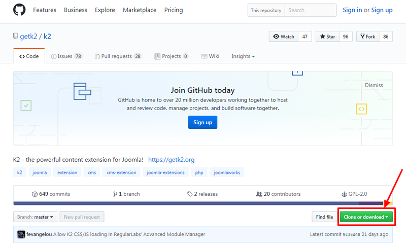 GitHub k2 download