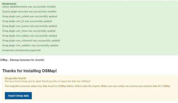 Osmap install