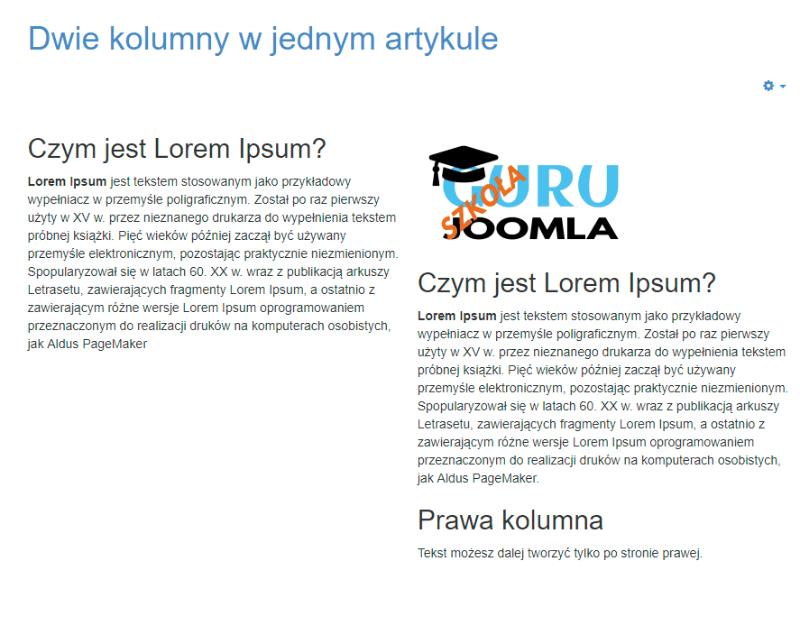 dwie kolumny artykul
