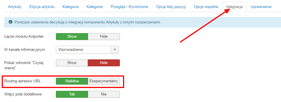 zaplecze artykuly integracja