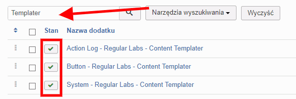 content templater dodatki