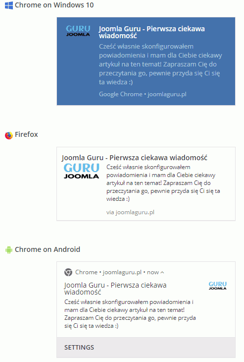 pushalert.co pierwsza wiaodmosc podglad
