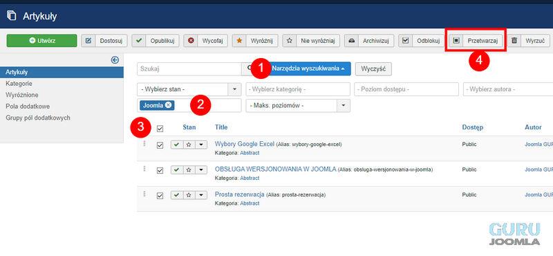 dodanie drugiego tagu do artykułów w joomla masowo