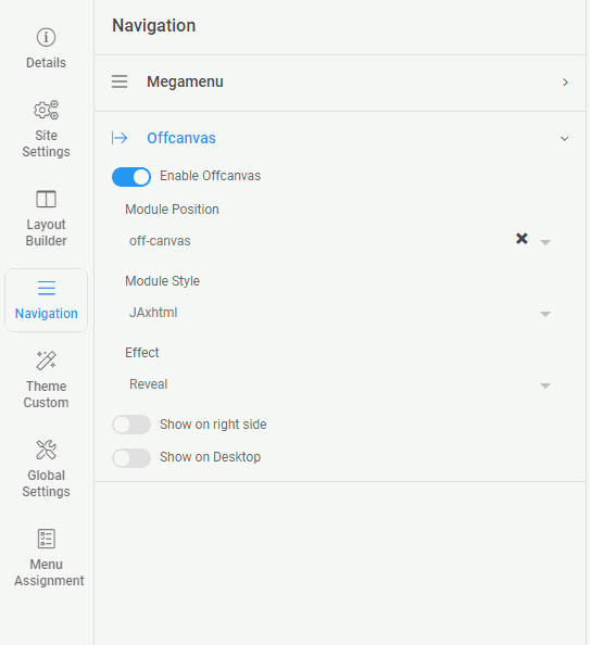 fremework t4 nawigacja 4 Mobilne menu 