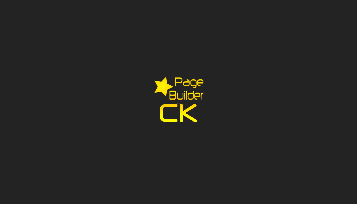 Joomla CK pagebuilder budowanie stron