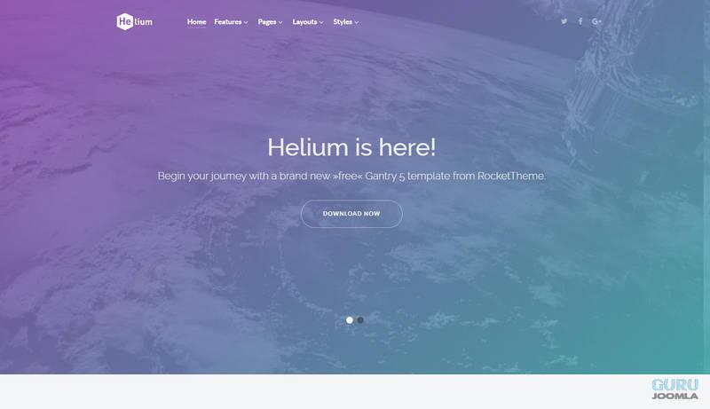 helium 2019 Darmowy szablon dla Joomla 3