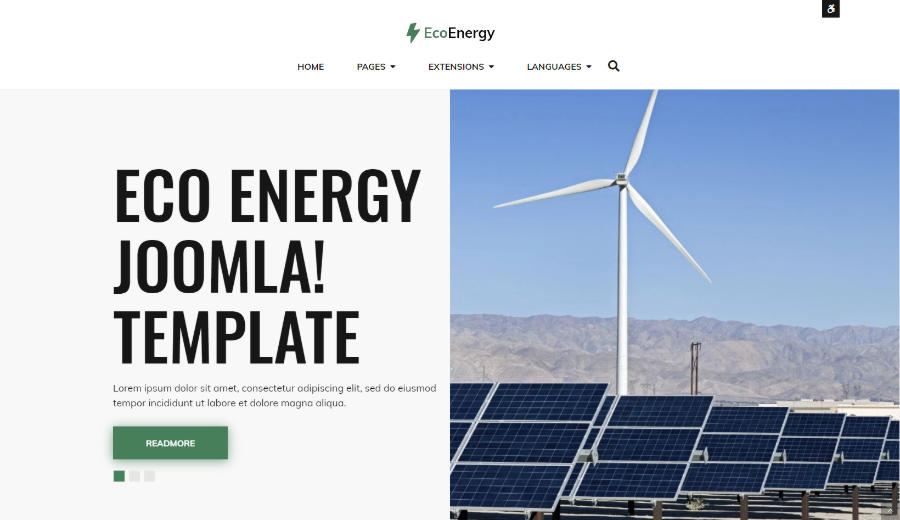 jm eco energy wcag joomla