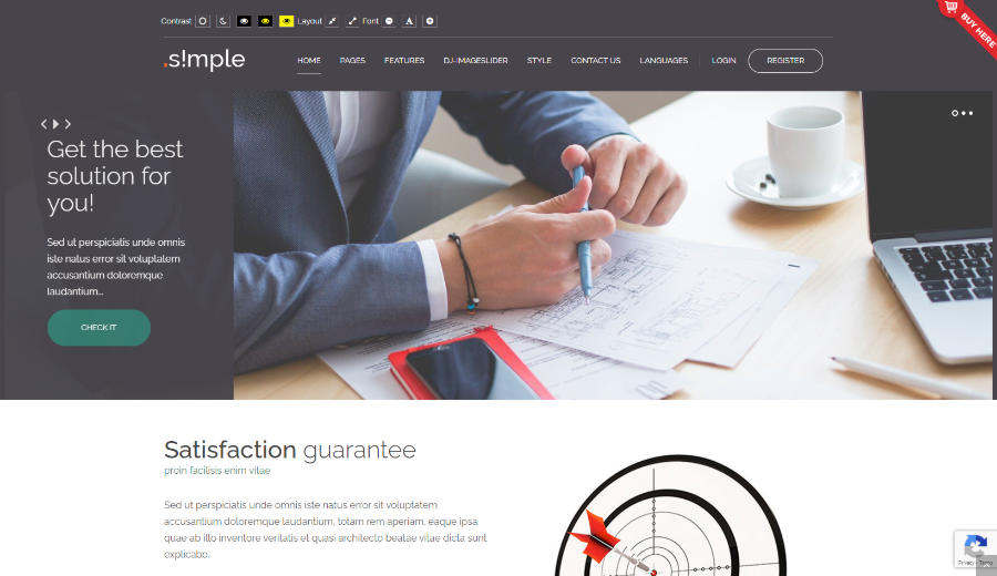 jm simple wcag joomla